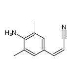 (E)-3-(4-AMINO-3,5-DIMETHYLPHENYL)ACRYLONITRILE structure, CAS 500292-94-4