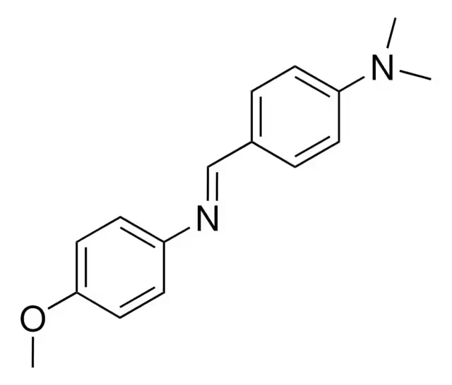 (E)-4-(((4-METHOXYPHENYL)IMINO)METHYL)-N,N-DIMETHYLANILINE structure, CAS 97221-11-9