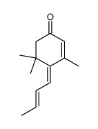 (E)-4-((E)-BUT-2-EN-1-YLIDENE)-3,5,5-TRIMETHYLCYCLOHEX-2-ENONE structure, CAS 5164-78-3