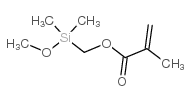 (METHOXYDIMETHYLSILYL)METHYL METHACRYLATE structure, CAS 130771-16-3