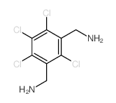(PERCHLORO-1,3-PHENYLENE)DIMETHANAMINE structure, CAS 16969-06-5