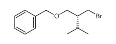 (R)-((2-(BROMOMETHYL)-3-METHYLBUTOXY)METHYL)BENZENE structure, CAS 179993-02-3