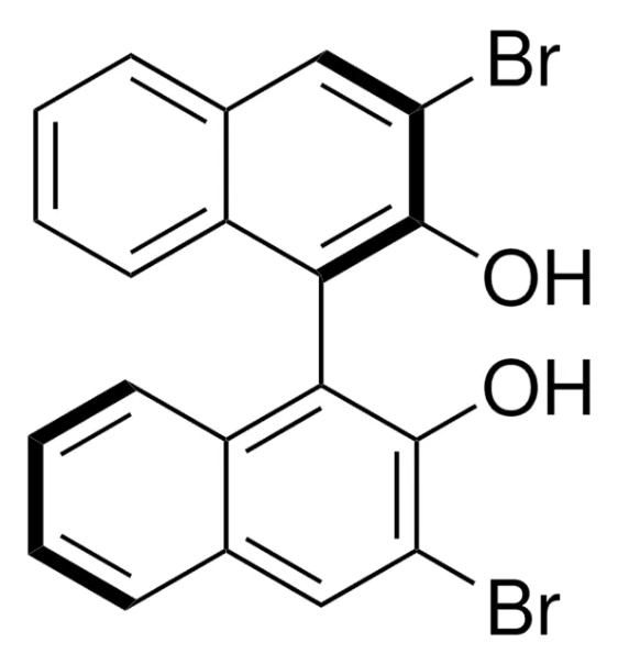 (R)-(+)-2-HYDROXY-2'-METHOXY-1,1'-BI-NAPHTHOL structure, CAS 79547-82-3