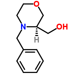 (R)-(4-BENZYLMORPHOLIN-3-YL)METHANOL structure, CAS 101376-26-5