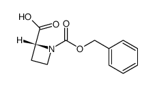 (R)-1-((BENZYLOXY)CARBONYL)AZETIDINE-2-CARBOXYLIC ACID structure, CAS 25654-51-7