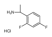 (R)-1-(2,4-DIFLUOROPHENYL)ETHANAMINE HYDROCHLORIDE structure, CAS 791098-81-2