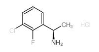 (R)-1-(3-CHLORO-2-FLUOROPHENYL)ETHANAMINE HYDROCHLORIDE structure, CAS 1253792-97-0