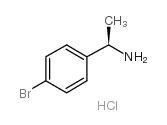 (R)-1-(4-BROMOPHENYL)ETHANAMINE HYDROCHLORIDE structure, CAS 64265-77-6