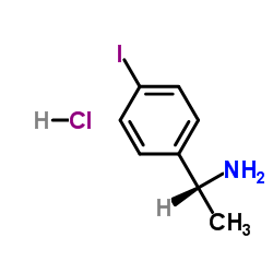 (R)-1-(4-IODOPHENYL)ETHANAMINE HYDROCHLORIDE structure, CAS 56639-48-6