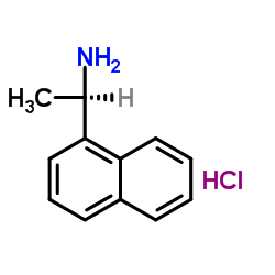 (R)-1-(NAPHTHALEN-1-YL)ETHANAMINE HYDROCHLORIDE structure, CAS 82572-04-1