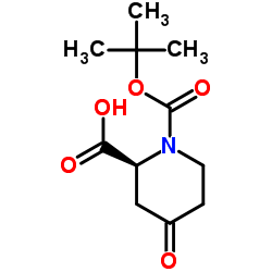 (R)-1-(TERT-BUTOXYCARBONYL)-4-OXOPIPERIDINE-2-CARBOXYLIC ACID structure, CAS 661458-35-1