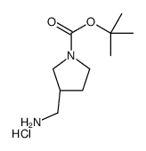 (R)-1-BOC-3-AMINOMETHYLPYRROLIDINE HYDROCHLORIDE structure, CAS 916214-31-8