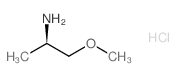 (R)-1-METHOXYPROPAN-2-AMINE HYDROCHLORIDE structure, CAS 626220-76-6