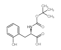 (R)-2-((TERT-BUTOXYCARBONYL)AMINO)-3-(2-HYDROXYPHENYL)PROPANOIC ACID structure, CAS 119660-45-6