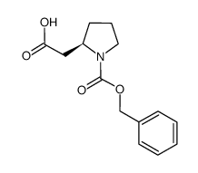 (R)-2-(1-((BENZYLOXY)CARBONYL)PYRROLIDIN-2-YL)ACETIC ACID structure, CAS 61350-64-9