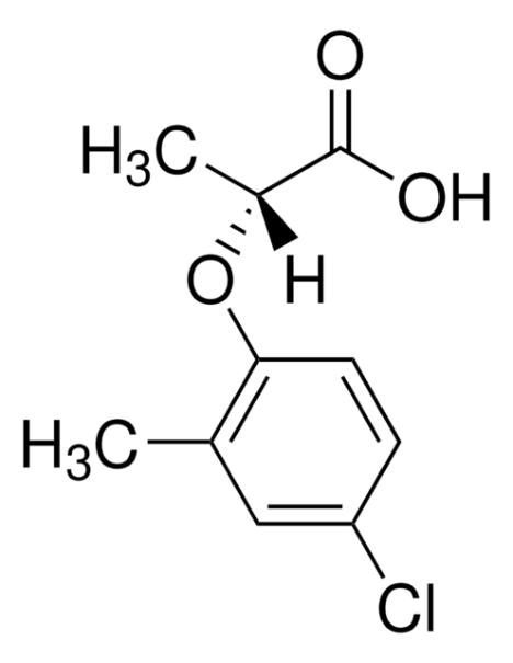 (R)-2-(4-CHLORO-2-METHYLPHENOXY)PROPANOIC ACID structure, CAS 16484-77-8