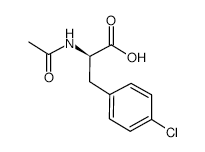 (R)-2-ACETAMIDO-3-(4-CHLOROPHENYL)PROPANOIC ACID structure, CAS 135270-40-5