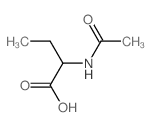 (R)-2-ACETAMIDOBUTANOIC ACID structure, CAS 34271-27-7