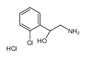 (R)-2-AMINO-1-(2-CHLOROPHENYL)ETHANOL HYDROCHLORIDE structure, CAS 851386-04-4