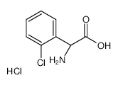 (R)-2-AMINO-2-(2-CHLOROPHENYL)ACETIC ACID HYDROCHLORIDE structure, CAS 1045712-21-7