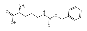(R)-2-AMINO-5-(((BENZYLOXY)CARBONYL)AMINO)PENTANOIC ACID structure, CAS 16937-91-0