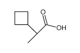 (R)-2-CYCLOBUTYLPROPANOIC ACID structure, CAS 301187-01-9