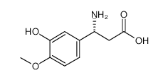 (R)-3-(3-HYDROXY-4-METHOXYPHENYL)-BETA-ALANINE structure, CAS 925221-88-1
