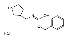 (R)-3-(CBZ-AMINOMETHYL)PYRROLIDINE HYDROCHLORIDE structure, CAS 872715-15-6