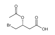 (R)-3-ACETOXY-4-BROMOBUTANOIC ACID structure, CAS 949899-86-9