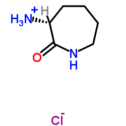(R)-3-AMINOAZEPAN-2-ONE HYDROCHLORIDE structure, CAS 26081-03-8