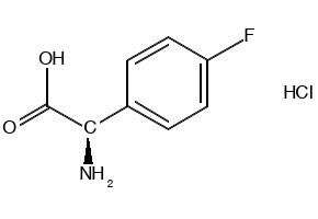 (R)-4-FLUOROPHENYLGLYCINE HYDROCHLORIDE structure, CAS 144744-41-2