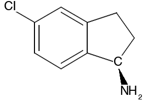 (R)-5-CHLORO-2,3-DIHYDRO-1H-INDEN-1-AMINE structure, CAS 812695-59-3