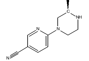 (R)-6-(3-METHYLPIPERAZIN-1-YL)NICOTINONITRILE structure, CAS 1057682-05-9