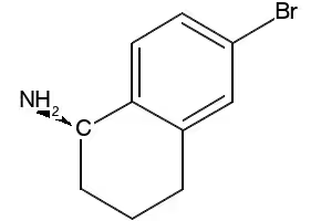 (R)-6-BROMO-1,2,3,4-TETRAHYDRONAPHTHALEN-2-AMINE structure, CAS 167172-92-1