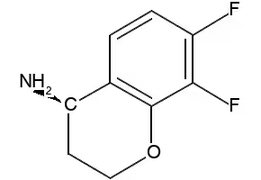 (R)-7,8-DIFLUOROCHROMAN-4-AMINE HYDROCHLORIDE structure, CAS 1266231-84-8