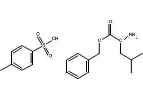 (R)-BENZYL 2-AMINO-4-METHYLPENTANOATE 4-METHYLBENZENESULFONATE structure, CAS 17664-93-6
