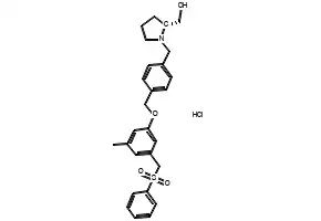 (R)-BIS(3-CHLOROPHENYL)(PYRROLIDIN-2-YL)METHANOL HYDROCHLORIDE structure, CAS 131180-59-1