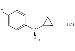 (R)-CYCLOPROPYL(4-FLUOROPHENYL)METHANAMINE HYDROCHLORIDE structure, CAS 1269437-73-1