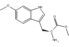 (R)-ETHYL 2-AMINO-3-(6-METHOXY-1H-INDOL-3-YL)PROPANOATE structure, CAS 355840-03-8