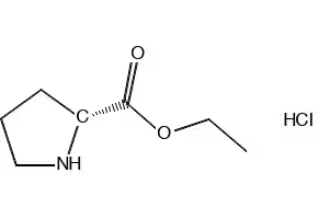(R)-ETHYL PYRROLIDINE-2-CARBOXYLATE HYDROCHLORIDE structure, CAS 131477-20-8