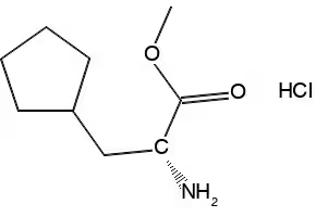 (R)-METHYL 2-AMINO-3-CYCLOPENTYLPROPANOATE structure, CAS 1212129-47-9