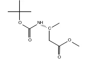 (R)-METHYL 3-((TERT-BUTOXYCARBONYL)AMINO)BUTANOATE structure, CAS 159877-47-1