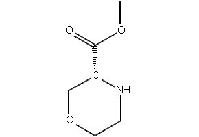 (R)-METHYL MORPHOLINE-3-CARBOXYLATE structure, CAS 1187933-47-6