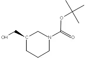 (R)-N-BOC-3-PIPERIDINEMETHANOL structure, CAS 140695-85-8