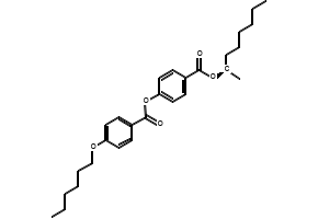 (R)-OCTAN-2-YL 4-((4-(HEXYLOXY)BENZOYL)OXY)BENZOATE structure, CAS 133676-09-2