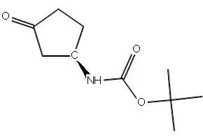 (R)-TERT-BUTYL (3-OXOCYCLOPENTYL)CARBAMATE structure, CAS 225641-86-1