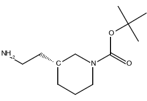 (R)-TERT-BUTYL 3-(2-AMINOETHYL)PIPERIDINE-1-CARBOXYLATE structure, CAS 1217629-55-4