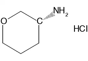 (R)-TETRAHYDRO-2H-PYRAN-3-AMINE HYDROCHLORIDE structure, CAS 1315500-31-2
