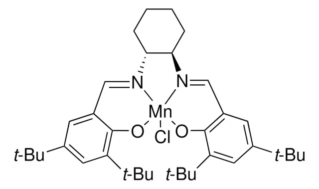 (R,R)-(-)-N,N'-BIS(3,5-DI-TERT-BUTYLSALICYLID ENE)-1,2-CYCLOHEXANEDIAMINO-MANGANESE(I)CHLORIDE structure, CAS 138124-32-0