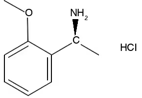 (S)-(-)-2-METHOXY A-METHYLBENZYLAMINE HYDROCHLORIDE structure, CAS 1332832-15-1